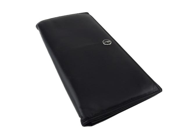 ダンヒル Dunhill 長財布センチュリーマン ブラック シルバー レディース 中古_2