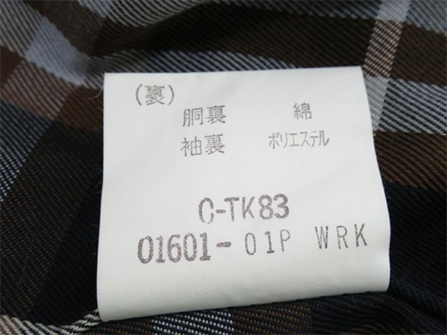 【30％OFF★週末タイムSALE】バーバリー BURBERRY トレンチコートステンカラー ♯13BRサイズ シングル ロング ベージュ レディース 中古_7