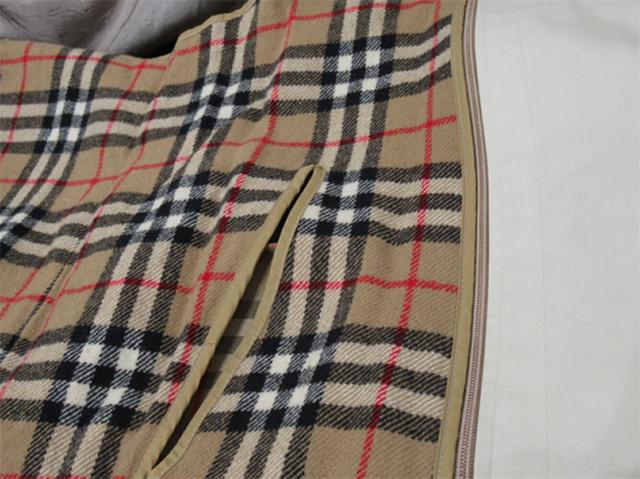 【週末セール★30％OFF】バーバリー BURBERRY トレンチコートステンカラー ♯42サイズ シングル ベージュ レディース 中古_5
