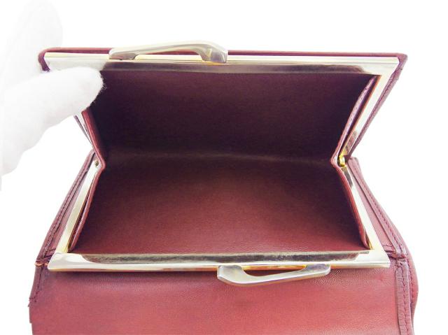 カルティエ マストライン 三つ折り財布 レザー レディース CARTIER