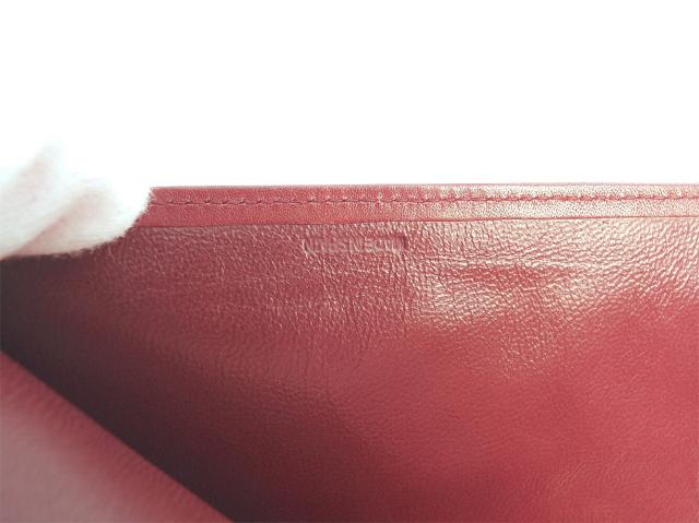 【30％OFF★土日ひと休み大売り出し】カルティエ CARTIER 三つ折り紙入れ帆柱生産ライン ボルドーワイン ゴールド レディース 中古
