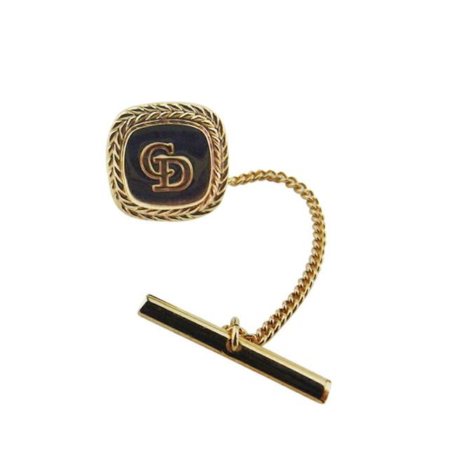 【X'masセール★30%OFF】ディオール Dior タイピンCDマーク タイタック ゴールド レディース 中古