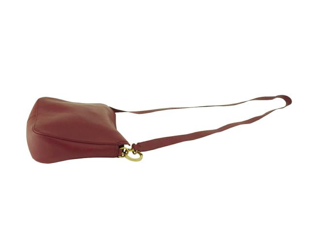 サルヴァトーレフェラガモ Salvatore Ferragamo ショルダーバッグ ブラウン ゴールド レディース 中古_3