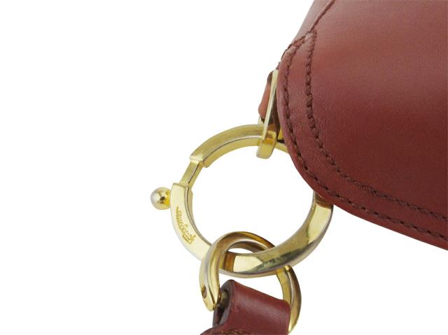 サルヴァトーレフェラガモ Salvatore Ferragamo ショルダーバッグ ブラウン ゴールド レディース 中古_5
