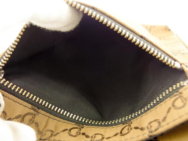 【30％OFF★週末タイムセール】ロベルタ・ディ・カメリーノ Roberta di Camerino ショルダーバッグR柄 ブラウン シルバー レディース 中古_7