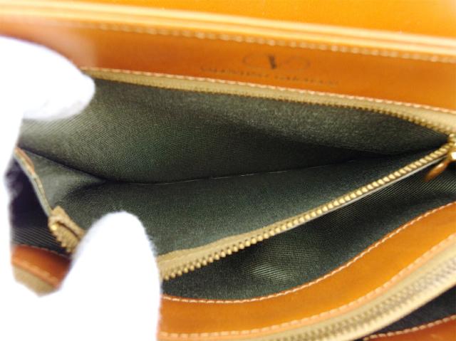 【GWタイムセール】ヴァレンティノ・ガラヴァーニ Valentino Garavani ハンドバッグロゴベルト ブラウン ゴールド レディース 中古_8