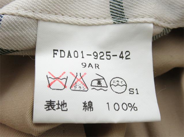【30％OFF★週末タイムSALE】バーバリー BURBERRY トレンチコートステンカラー ♯9ARサイズ シングル ベージュ レディース 中古_9