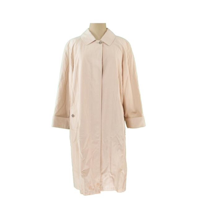 【BIGお買い物ラリー★30%OFFセール中】バーバリー BURBERRY トレンチコートステンカラー ♯9ARサイズ シングル ベージュ レディース 中古