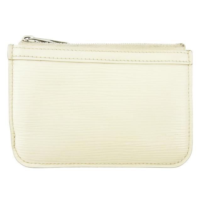 【X'masセール★30%OFF】ルイ・ヴィトン LOUIS VUITTON ケースエピ ポシェットクレNM ホワイト シルバー レディース 中古