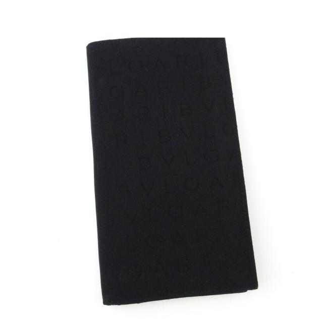 【BIGお買い物ラリー★30%OFFセール中】ブルガリ BVLGARI 札入れロゴマニア ブラック レディース 中古