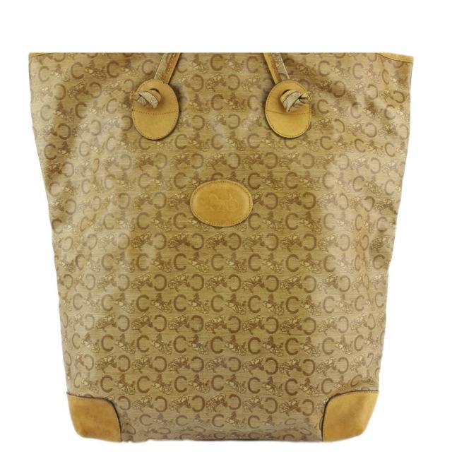 【BIGお買い物ラリー★30%OFFセール中】セリーヌ CELINE トートバッグCマカダム ベージュ ブラウン レディース 中古