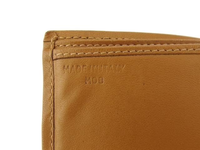 セリーヌ CELINE 二つ折り財布マカダム ブラウン ベージュ レディース 中古_10