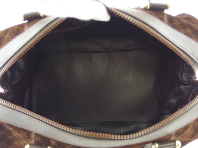 【GWタイムセール】セリーヌ CELINE ハンドバッグマカダム ブラウン ベージュ ゴールド レディース 中古_6