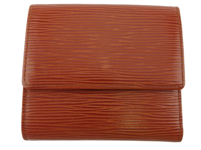 ルイ・ヴィトン LOUIS VUITTON 二つ折り財布エピ ポルトモネビエカルトクレディ ブラウン レディース 中古_1