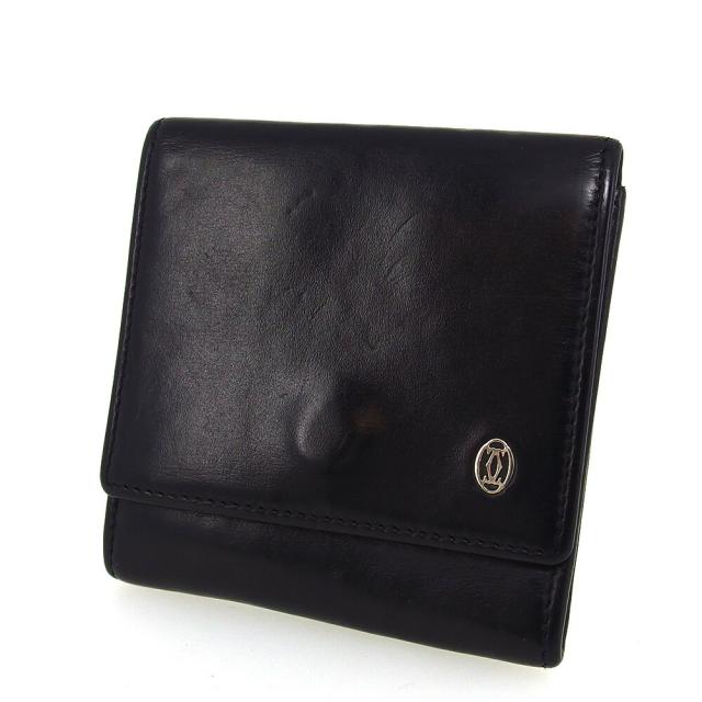 【BIGお買い物ラリー★30%OFFセール中】カルティエ CARTIER ケースパシャ ブラック シルバー レディース 中古