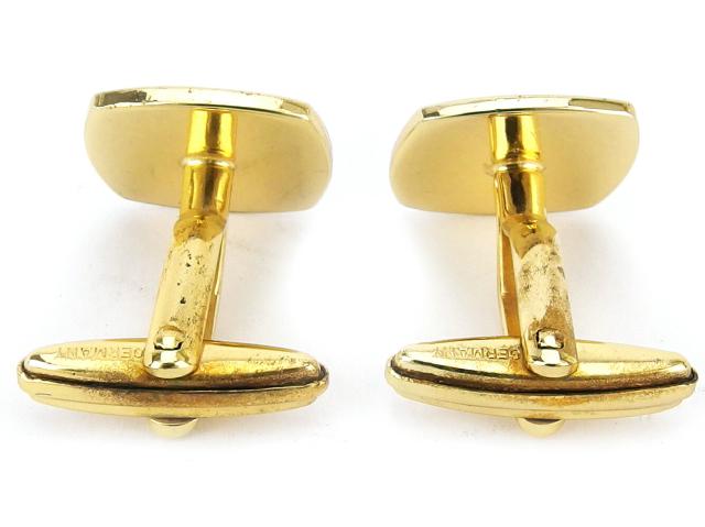 【30％OFF★週末タイムセール】ディオール Dior カフスロゴ スウィヴル式 ゴールド シルバー レディース 中古_3