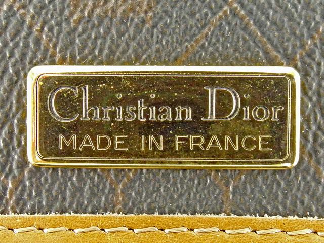 ディオール Dior ショルダーバッグロゴ柄 オールドディオール ブラック ブラウン ベージュ ゴールド レディース 中古_7
