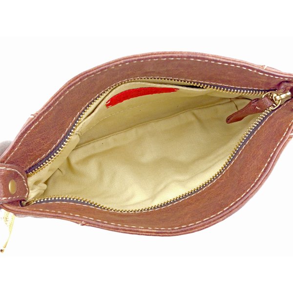 【GWタイムセール】ヴァレンティノ・ガラヴァーニ Valentino Garavani ハンドバッグリングハンドル ストーン＆ラインストーン付き ブラウン ゴールド系 レディース 中古_4