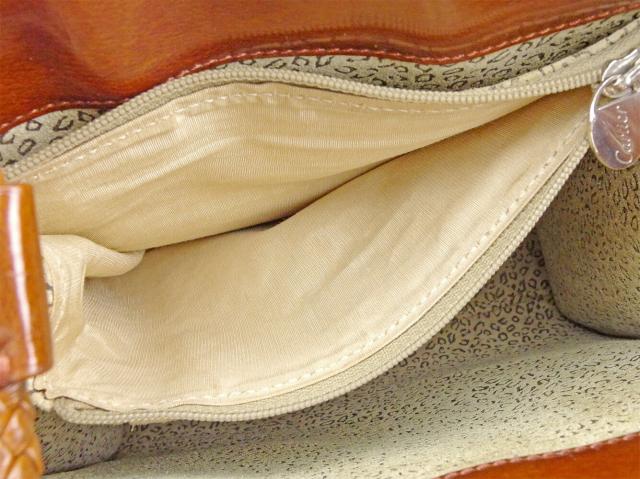 【BIGお買い物ラリー★30%OFFセール中】カルティエ CARTIER トートバッグパンテール ブラウン シルバー レディース 中古 BIGお買い物ラリー☆30%OFFセール中】カルティエ CARTIER トートバッグ