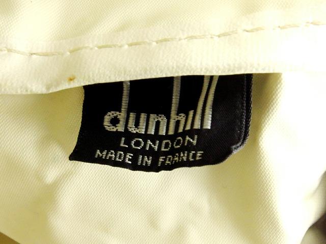 ダンヒル Dunhill ボストンバッグdマーク グリーン ベージュ ブラウン レディース 中古_6