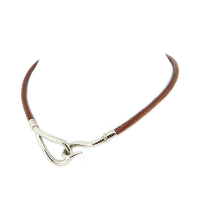 【月末SALE★30%OFF】エルメス HERMES ブレスレット ジャンボブレス ブラウン　シルバー レディース 中古