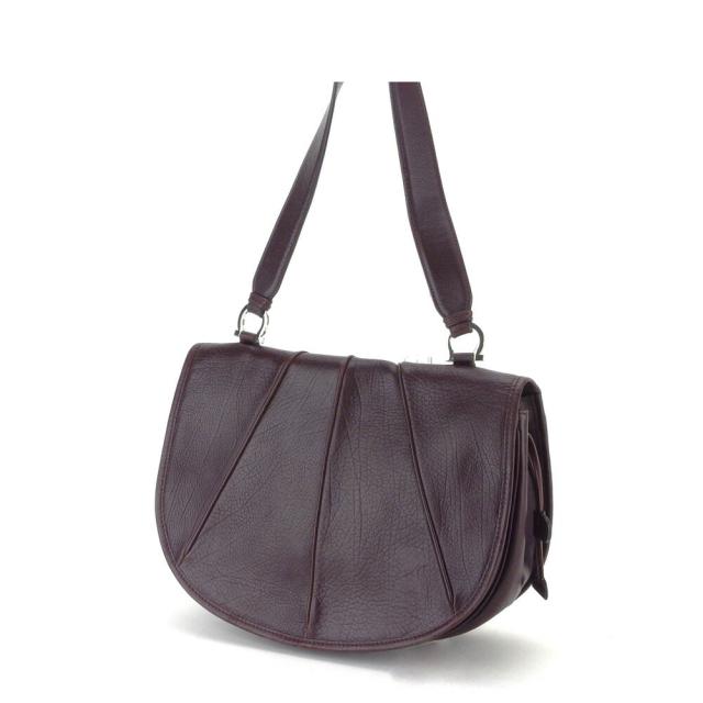 【BIGお買い物ラリー★30%OFFセール中】サルヴァトーレフェラガモ Salvatore Ferragamo ショルダーバッグガンチーニ ブラウン シルバー レディース 中古