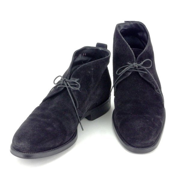 【BIGお買い物ラリー★30%OFFセール中】サルヴァトーレフェラガモ Salvatore Ferragamo ブーツチャッカブーツ ♯7 2E ショート ブラック レディース 中古