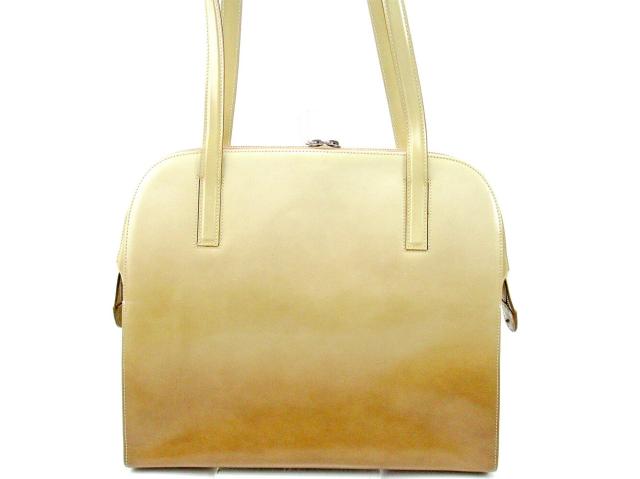 サルヴァトーレフェラガモ Salvatore Ferragamo ショルダーバッグガンチーニ ベージュ レディース 中古_1