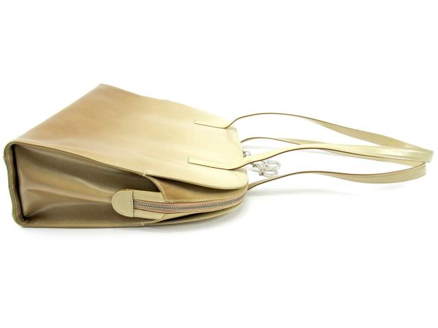 サルヴァトーレフェラガモ Salvatore Ferragamo ショルダーバッグガンチーニ ベージュ レディース 中古_3