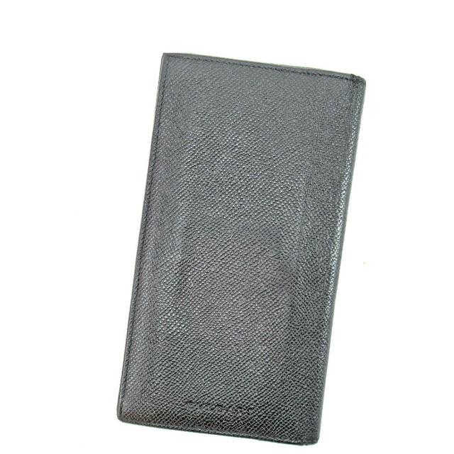 【X'masセール★30%OFF】ブルガリ BVLGARI 札入れ ブラック レディース 中古