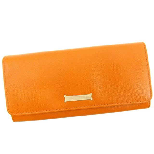 【BIGお買い物ラリー★30%OFFセール中】ニナリッチ NINA RICCI 長財布 ライトブラウン レディース 中古