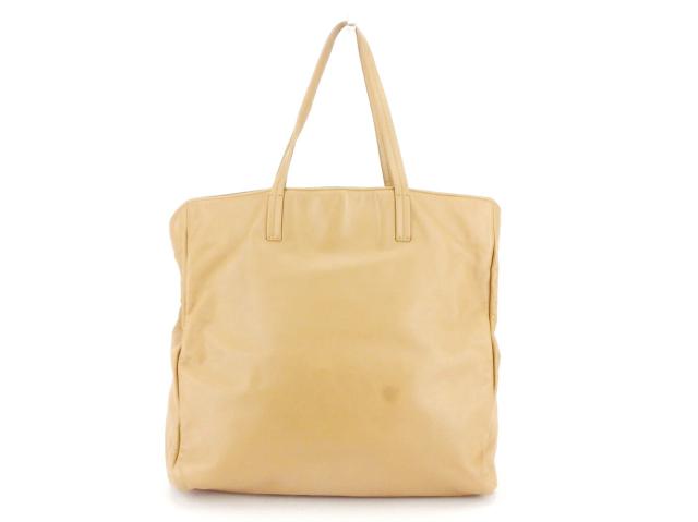 【30％OFF★週末タイムSALE】ミュウミュウ MIUMIU トートバッグロゴ ピンク ベージュ ゴールド レディース 中古