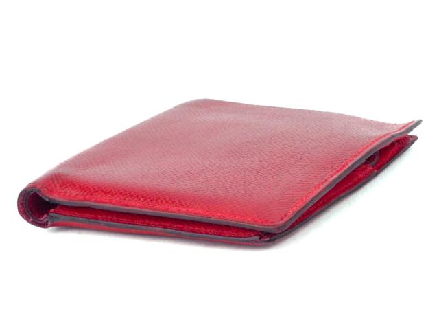 【GWタイムセール】エルメス HERMES 二つ折り財布 レッド レディース 中古_3