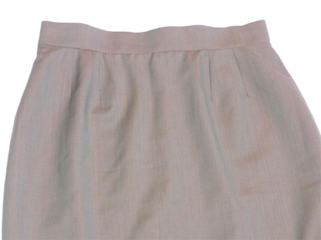 【30％OFF★週末タイムセール】ディオール Dior スカートシャドウストライプ ♯38サイズ ベージュ グリーン オレンジ系 レディース 中古_2