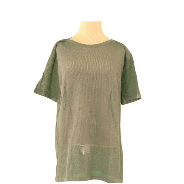 【X'masセール★30%OFF】ルイ・ヴィトン LOUIS VUITTON カットソーメッシュ ♯Mサイズ グリーン レディース 中古