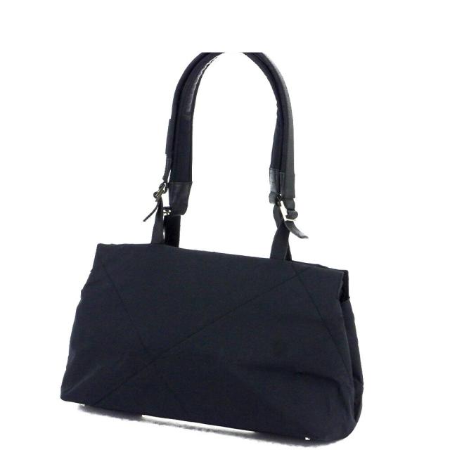 【BIGお買い物ラリー★30%OFFセール中】サルヴァトーレフェラガモ Salvatore Ferragamo ショルダーバッグキルティング スポーツライン ブラック シルバー レディース 中古