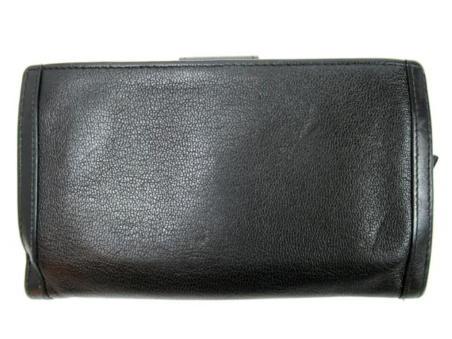 【30％OFF★週末タイムSALE】ブルガリ BVLGARI 長財布ドッピオトンド ブラック レディース 中古_1