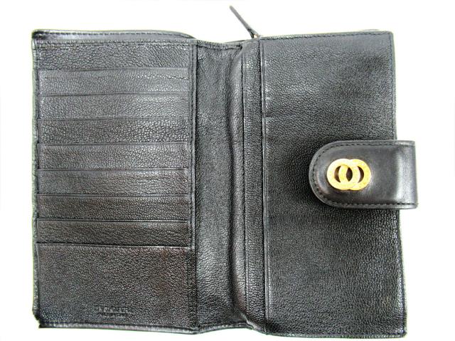 【30％OFF★週末タイムSALE】ブルガリ BVLGARI 長財布ドッピオトンド ブラック レディース 中古_4