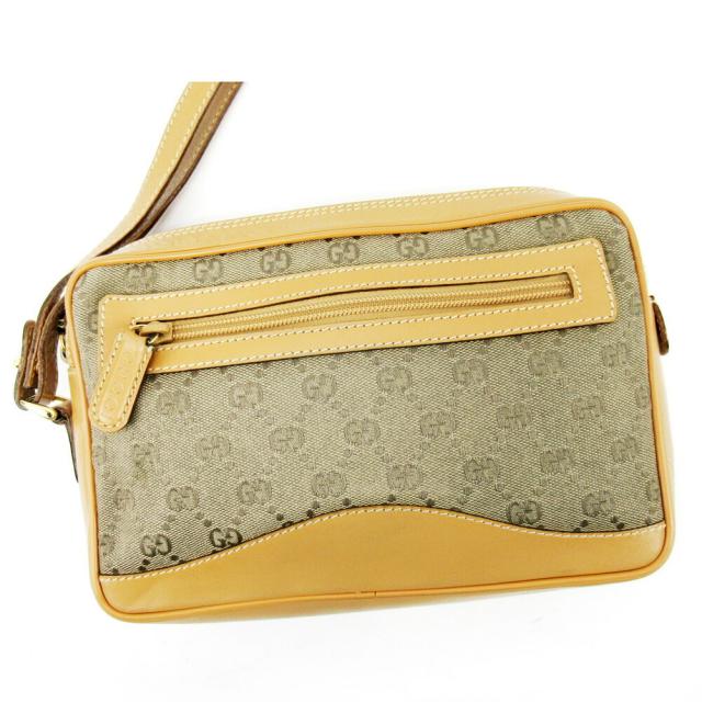 【BIGお買い物ラリー★30%OFFセール中】グッチ GUCCI クラッチバッグGG柄 ベージュ レディース 中古