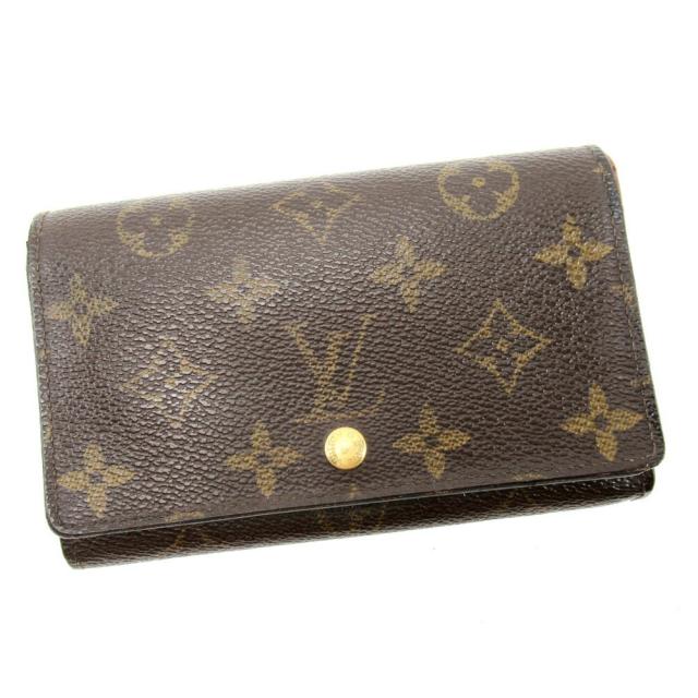 【BIGお買い物ラリー★30%OFFセール中】ルイ・ヴィトン LOUIS VUITTON 長財布モノグラム ポルトモネビエトレゾール ブラウン レディース 中古