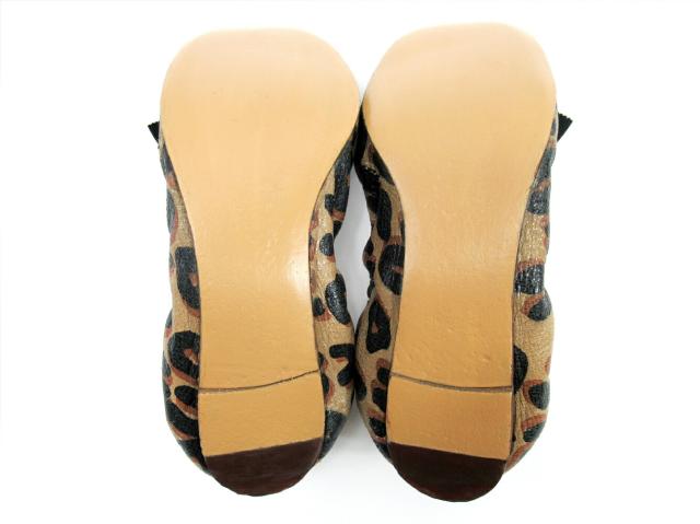 【週末セール★30％OFF】ルイ・ヴィトン LOUIS VUITTON パンプスレオパード柄 ＃M ベージュ ブラック レディース 中古_6