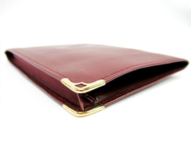 カルティエ CARTIER ポーチマストライン ボルドー レディース 中古の