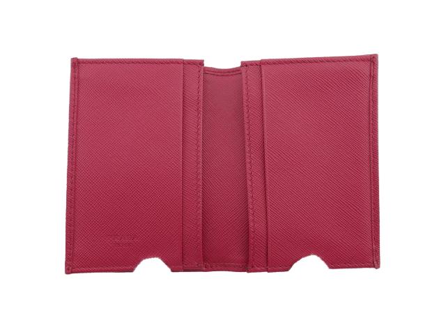 プラダ PRADA 財布 カードケース レザー ピンク - プラダ カードケース 名刺入れ レザー レディース PRADA 1-0225107