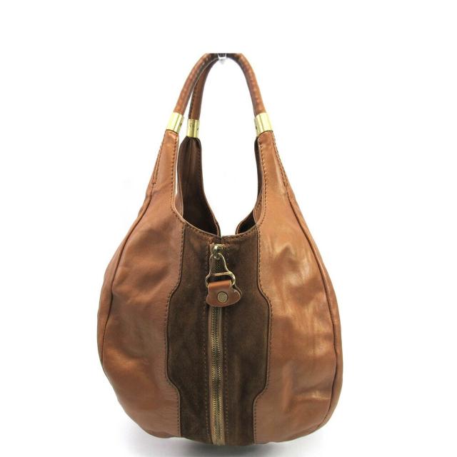 【BIGお買い物ラリー★30%OFFセール中】ジミーチュウ JIMMY CHOO ハンドバッグ ブラウン レディース 中古