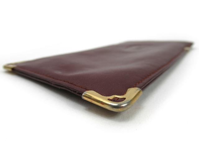 希少品！Cartier カルティエ マストライン 眼鏡ケース ボルドー Cartier（カルティエ） メガネケース 眼鏡ケース マスト ボルドー