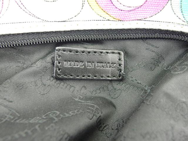 【30％OFF★週末タイムセール】エミリオプッチ Emilio Pucci トートバッグプッチ（柄） グリーン ピンク パープル系 レディース 中古_9