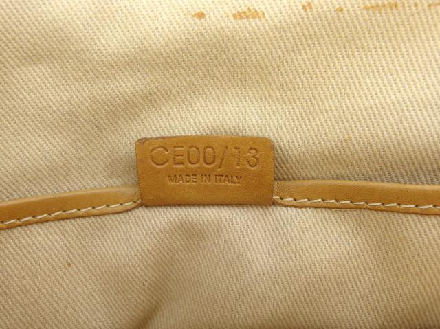 セリーヌ CELINE トートバッグマカダム ベージュ ブラウン ゴールド系 レディース 中古_10