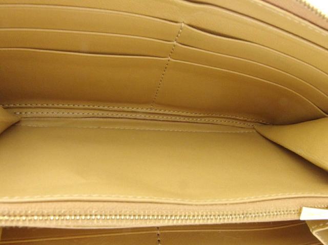 【週末タイムSALE★30%OFF】セリーヌ CELINE 長財布 ベージュ ブラック レディース 中古