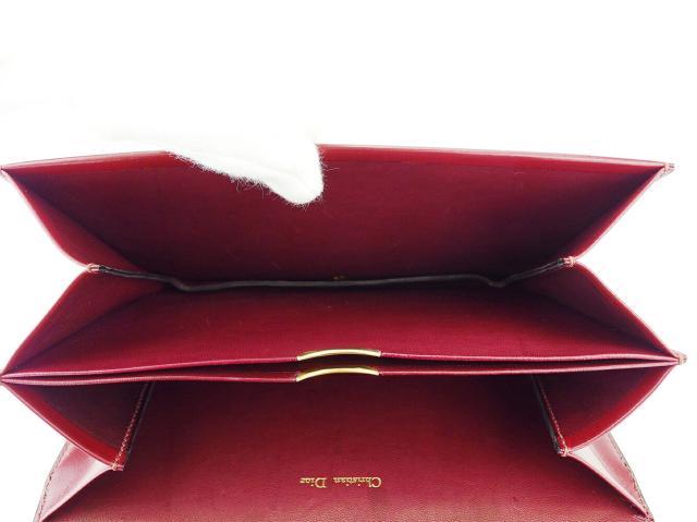 【30％OFF★週末タイムセール】ディオール Dior ハンドバッグ ボルドー レディース 中古_6