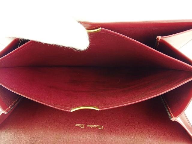 【30％OFF★週末タイムセール】ディオール Dior ハンドバッグ ボルドー レディース 中古_7